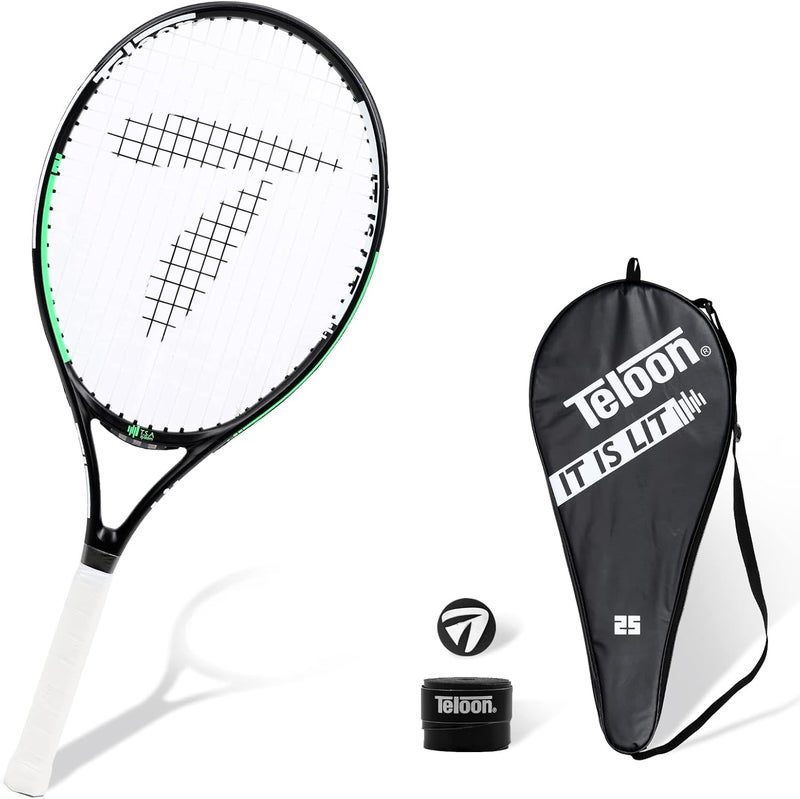 Teloon Kids Tennis Racket, 19"-25" Inch Youth Tennis Racquet with Cover, Junior Tennis Racquet for Kids Children Boys Girls Age 3-12. - Image 1